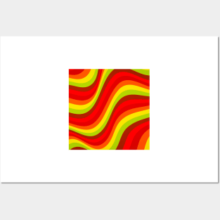 Retro Swirl Posters and Art